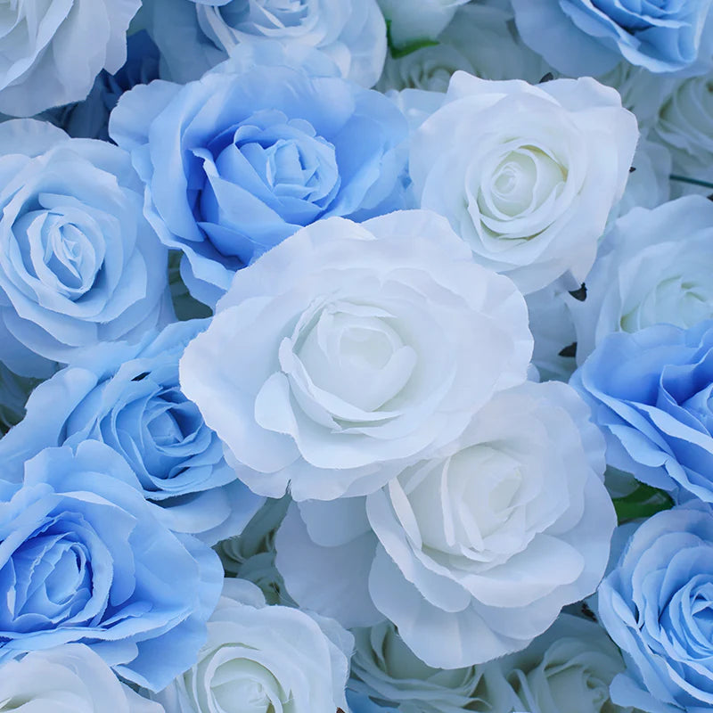 Baby Blue Flower Wall