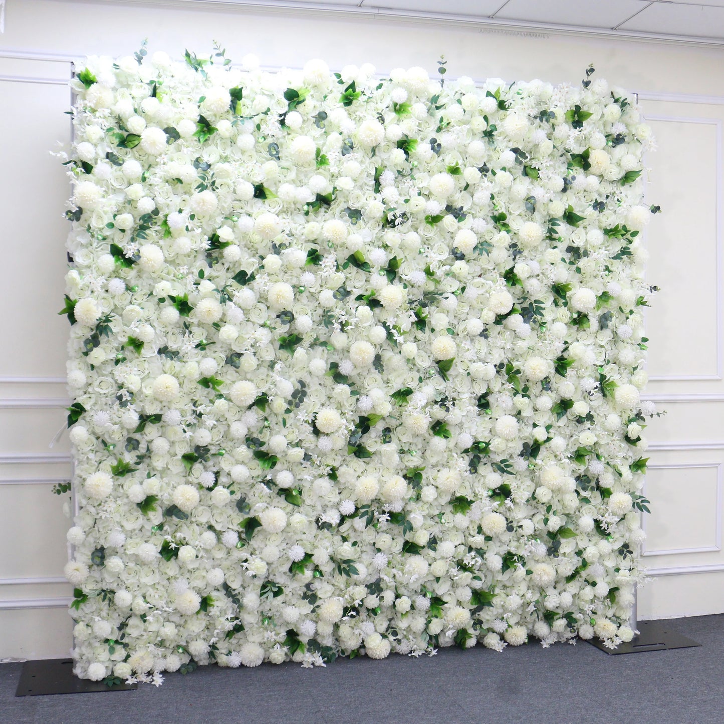 White Dandelion Flower Wall