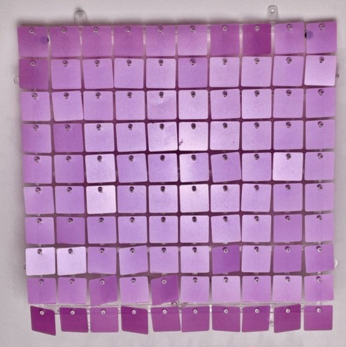 Mirror Purple Sequin Wall