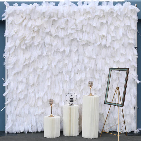 White Feather Wall